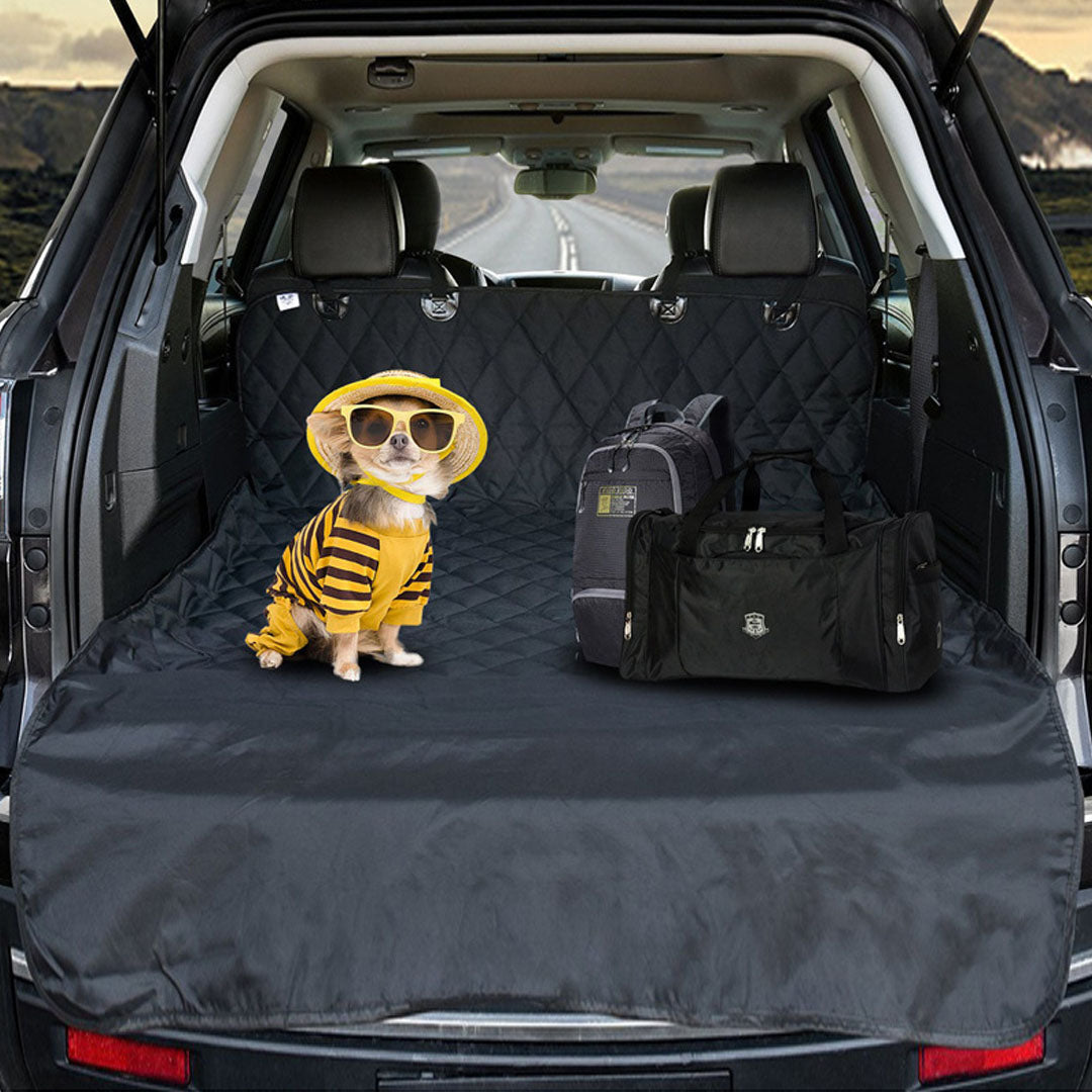 NNEAGS Premium Car Trunk Pet Mat Boot Cargo Liner Waterproof Seat Cover Protector Hammock Non-Slip Pet Travel Essentials-1