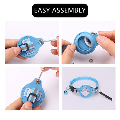 Reflective Airtag Case Collar for Pets